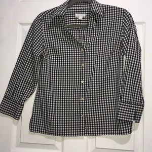 Charter Club Gingham shirt Sz4
